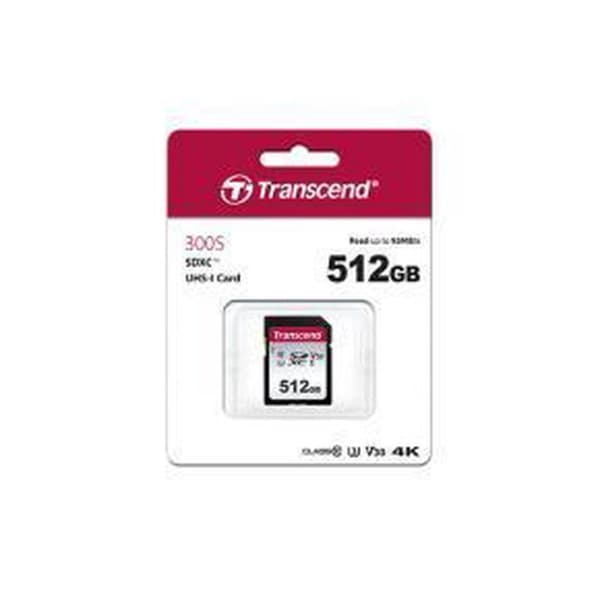Transcend 300S - Flash-minneskort - 128 GB - Video Class V30 / UHS-I U3 / Class10 - SDXC UHS-I