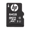 Miniatyrbild 1 av 4: PNY HP mi210 - Flash-minneskort (microSDXC till SD-adapter ingår) - 64GB - UHS-I U1 / Class10 - microSDXC UHS-I (SDU64GBXC10HP-EF)