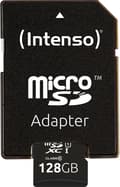 Miniatyrbillede 3 af 8: Micro SD hukommelseskort med adapter INTENSO 34234 UHS-I XC Premium Sort