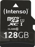 Miniatyrbillede 8 af 8: Micro SD hukommelseskort med adapter INTENSO 34234 UHS-I XC Premium Sort