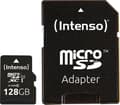 Miniatyrbillede 1 af 8: Micro SD hukommelseskort med adapter INTENSO 34234 UHS-I XC Premium Sort