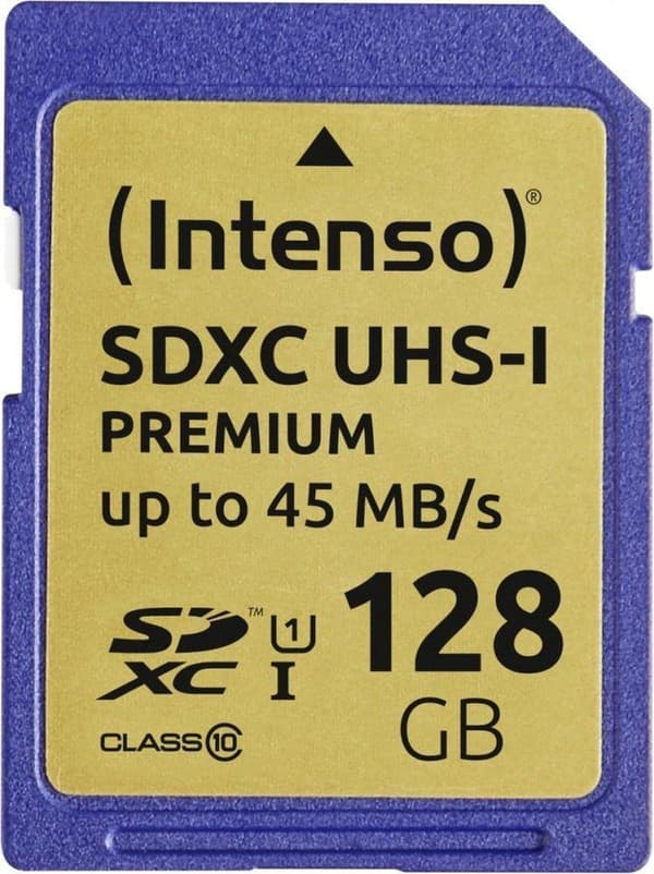 Intenso SDXC 128 GB flashhukommelse UHS-I Klasse 10