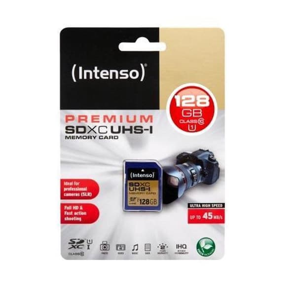 Intenso SDXC 128 GB flashhukommelse UHS-I Klasse 10