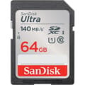 Miniatyrbild 1 av 5: SanDisk Ultra 64GB SDXC 140MB/s (SDSDUNB-064G-GN6IN)