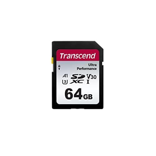 Transcend 340S - Flash-minneskort - 64GB - A1 / Video Class V30 / UHS-I U3 - SDXC UHS-I