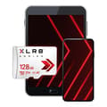 Miniatyrbild 3 av 6: PNY XLR8 - Flash-minneskort - 128GB - A2 / Video Class V30 / UHS-I U3 / Class10 - microSDXC UHS-I
