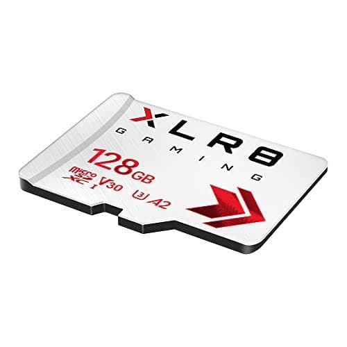 PNY XLR8 - Flash-minneskort - 128GB - A2 / Video Class V30 / UHS-I U3 / Class10 - microSDXC UHS-I