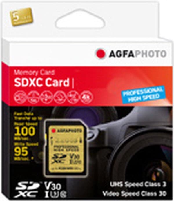 Agfa Photo SDHC UHS I U3 V30 32GB Professional High Speed