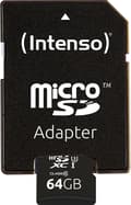 Miniatyrbillede 4 af 10: SD Micro SD-kort 64GB Intenso SD-HC UHS-I Professional