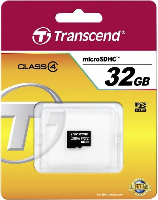 Transcend MicroSDHC-kort - 32 GB