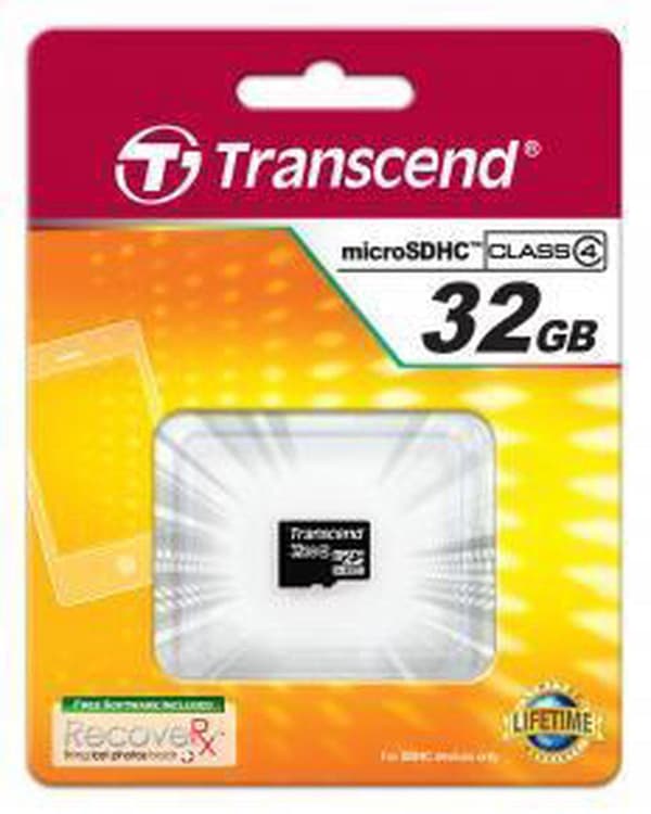 Transcend MicroSDHC-kort - 32 GB