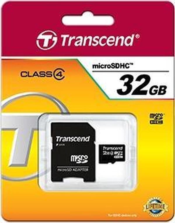 Transcend MicroSDHC-kort - 32 GB