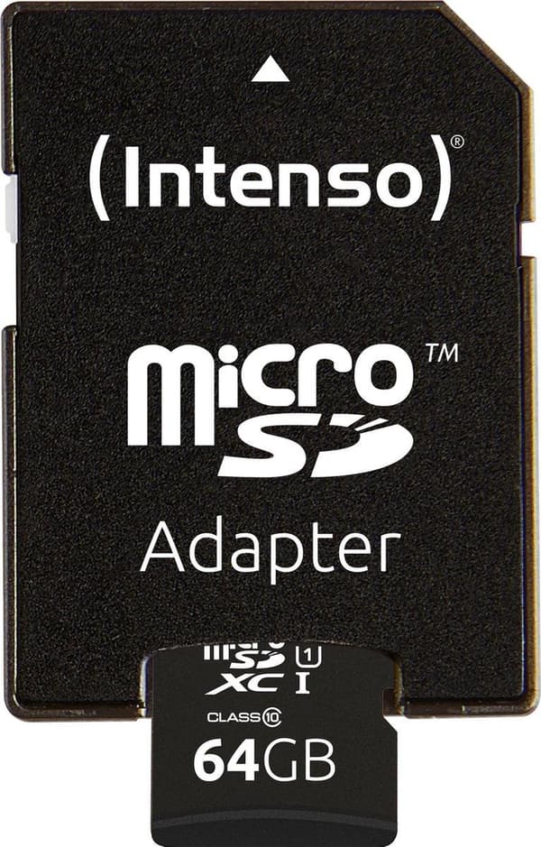 Intenso 64GB Micro SDXC 64GB Micro SDXC UHS Class 10 flashminne