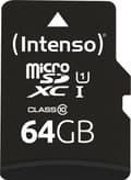 Miniatyrbild 7 av 11: Intenso 64GB Micro SDXC 64GB Micro SDXC UHS Class 10 flashminne
