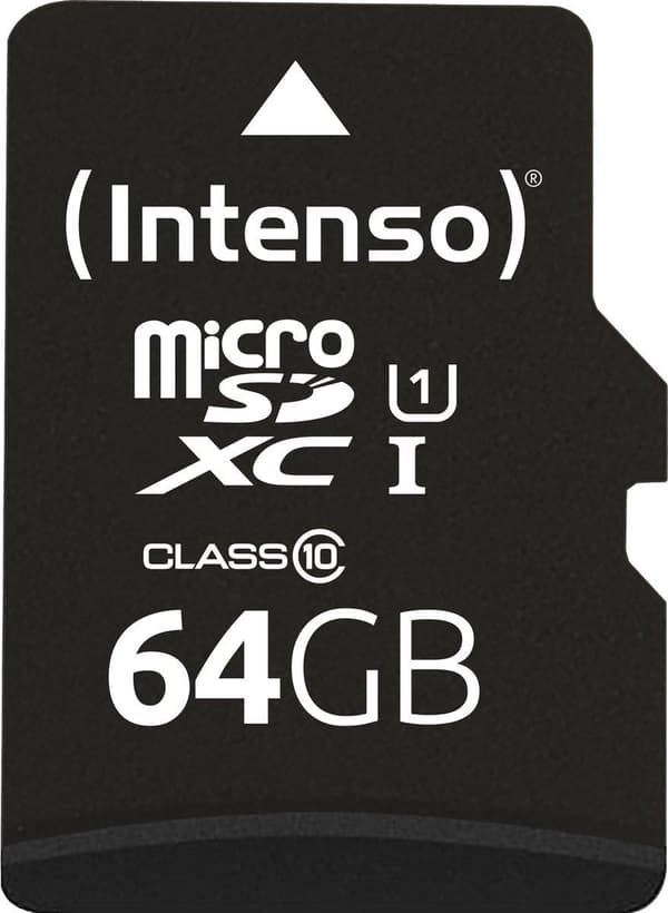 Intenso 64GB Micro SDXC 64GB Micro SDXC UHS Class 10 flashminne