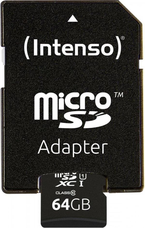 Intenso 64GB Micro SDXC 64GB Micro SDXC UHS Class 10 flashminne