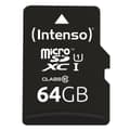 Miniatyrbild 2 av 11: Intenso 64GB Micro SDXC 64GB Micro SDXC UHS Class 10 flashminne