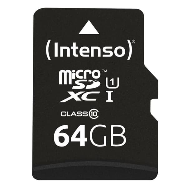 Intenso 64GB Micro SDXC 64GB Micro SDXC UHS Class 10 flashminne