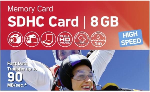 AgfaPhoto SDHC-kort 8GB Klass 10 / High Speed ​​​​/ MLC