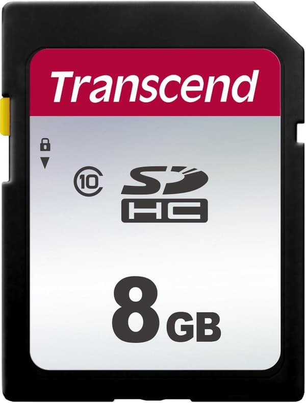 Transcend 300S - Flash-hukommelseskort - 8 GB - Klasse 10 - SDHC