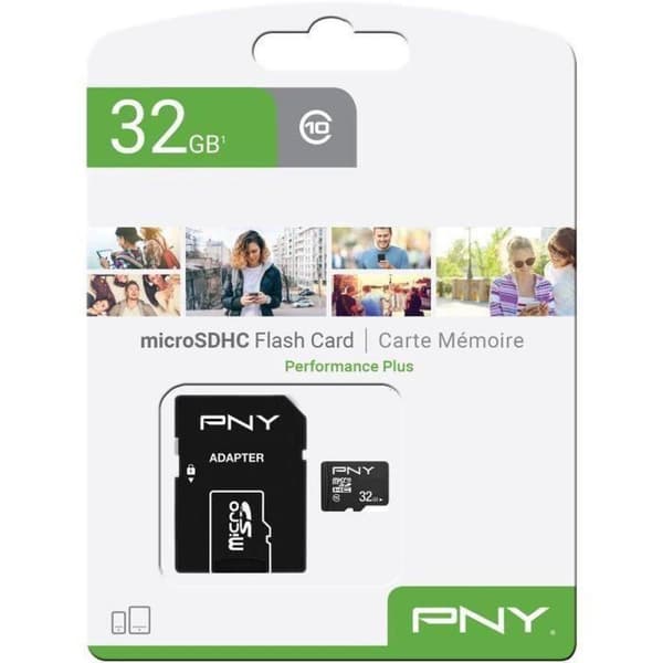 PNY Performance Plus Flash-hukommelse 32 GB MicroSDHC Class 10