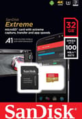 Miniatyrbillede 3 af 11: SanDisk Extreme Micro SDHC 32GB - A1 V30 U3 - med adapter