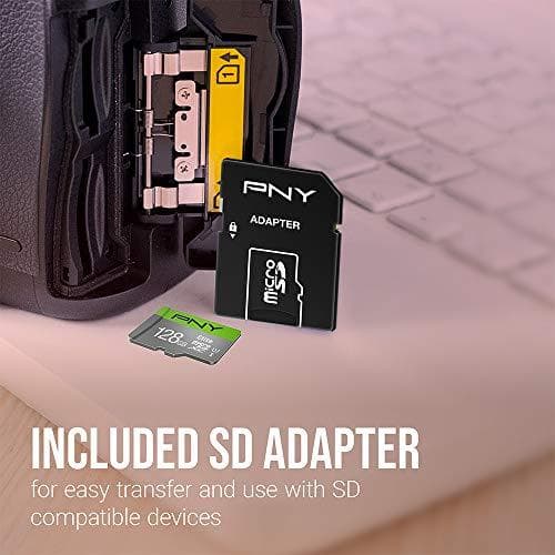 PNY Elite-hukommelseskort 64 GB MicroSDXC Class 10 (P-SDUX64U185GW-GE)