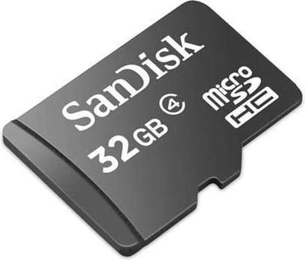 Sandisk Micro SD-kort 32 GB + SD-adapter