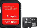 Miniatyrbillede 1 af 3: Sandisk Micro SD-kort 32 GB + SD-adapter
