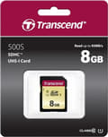 Miniatyrbillede 5 af 8: Transcend 500S - Flash-hukommelseskort - 8 GB - UHS-I U1 / Class10 - SDHC UHS-I