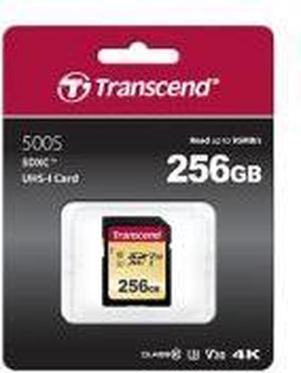 Transcend 500S - Flash-hukommelseskort - 8 GB - UHS-I U1 / Class10 - SDHC UHS-I