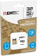 Miniatyrbild 2 av 4: EMTEC Micro SD-kort Guld - 32GB