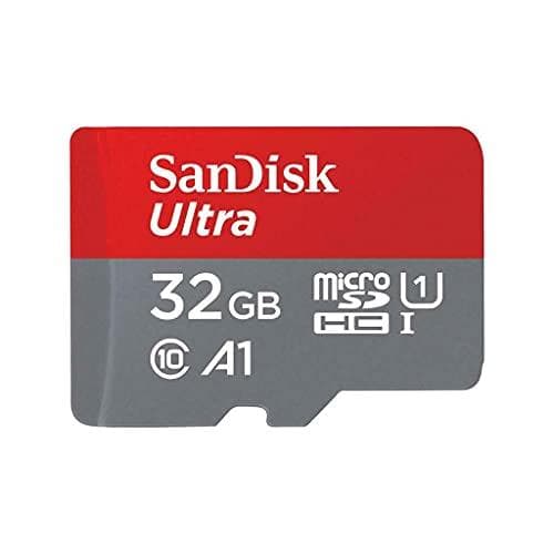 SanDisk Ultra - Flash-minneskort (microSDHC/SD-adapter ingår) - 32GB - Klass 10 - microSDHC UHS-I (SDSQUNR-032G-GN6TA)