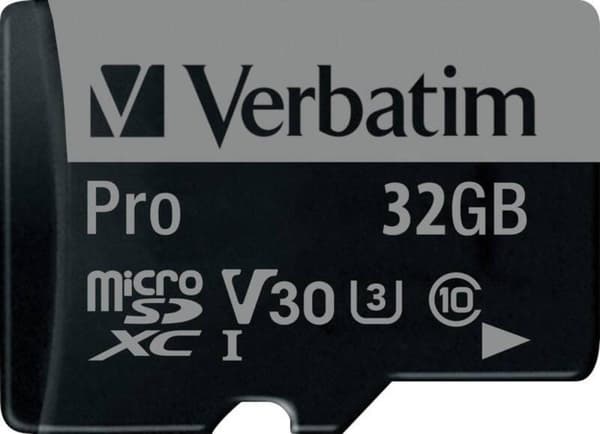 Verbatim Micro SDXC Pro 64GB Class 10 UHS-I sis. sovittimen