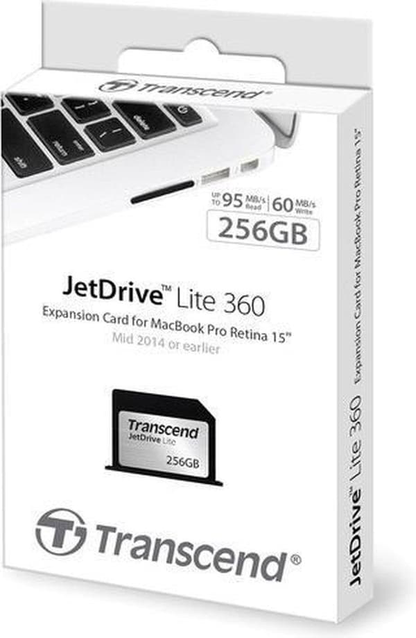 Transcend JetDrive Lite 360 - Flash-hukommelseskort - 256 GB