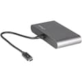 Miniatyrbild 3 av 6: StarTech.com TB3DKM2DPL Notebook Dock & Port Replicator Kabelansluten Thunderbolt 3 Grå
