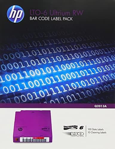 HPE Ultrium 6 RW stregkodelabelpakke - stregkodeetiketter - til StoreEver MSL2024, MSL4048, MSL8096, StoreEver 1/8 G2
