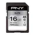 Miniatyrbild 1 av 4: PNY Elite - Flash memory card - 16GB - UHS-I U1 / Class10 - SDHC UHS-I (P-SD16GU1100EL-GE)