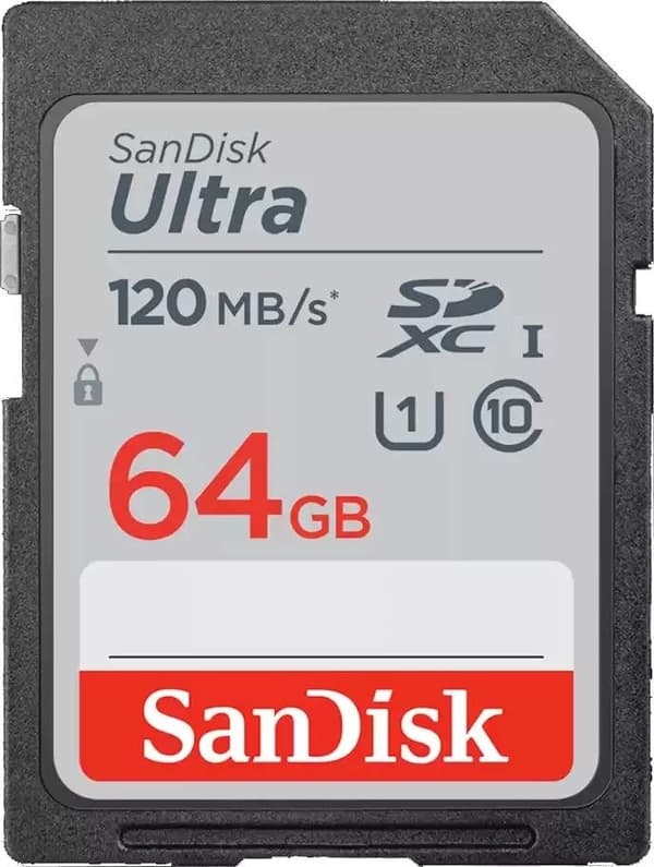 SanDisk Minnekort SDXC Ultra 64GB 140MB/s
