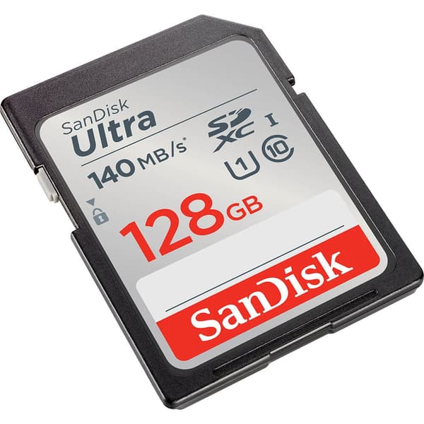 SanDisk Minnekort SDXC Ultra 128GB 140MB/s