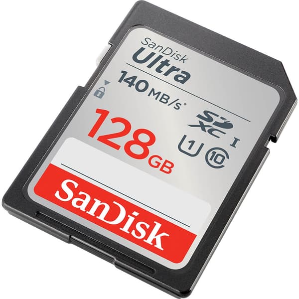 SanDisk Minnekort SDXC Ultra 128GB 140MB/s