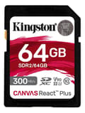 Miniatyrbild 2 av 2: kingston 64GB Canvas React Plus SDXC UHS-II
