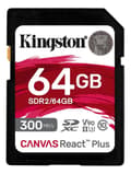 Miniatyrbild 1 av 2: kingston 64GB Canvas React Plus SDXC UHS-II