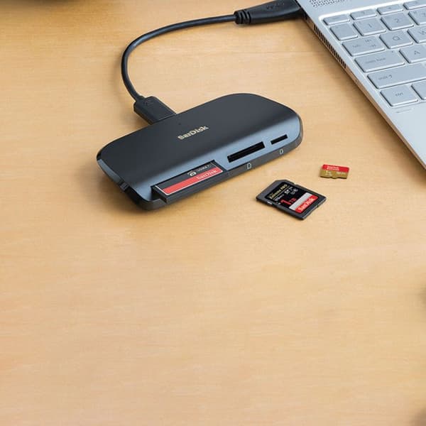 Multikorts läsare/skrivare - SanDisk - ImageMate PRO - USB-C - 312 Mo/s - Kompatibel med Windows/Mac