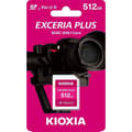 Miniatyrbillede 1 af 2: Mikro-SD-hukommelseskort med adapter Kioxia PLUS UHS-I C10 R98 512 GB