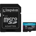Miniatyrbillede 3 af 3: Kingston 64 GB Canvas Go Plus microSD-kort