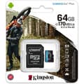 Miniatyrbillede 1 af 3: Kingston 64 GB Canvas Go Plus microSD-kort