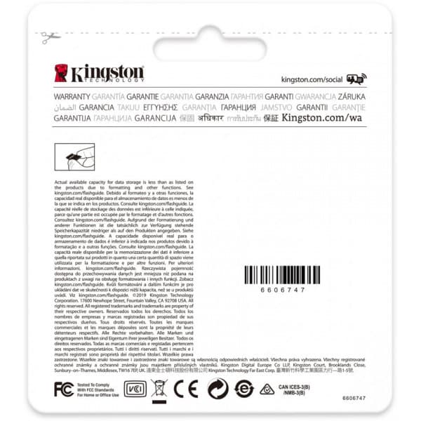 Kingston 128 GB High Endurance microSD-kort