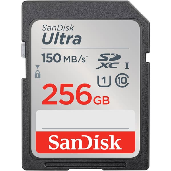 SanDisk Minnekort SDXC Ultra 256GB 150MB/s