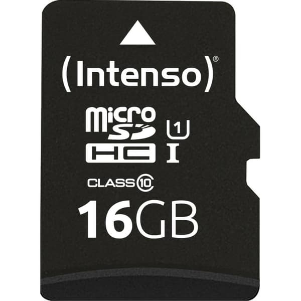 Intenso 16GB microSDHC Performance microSD-Kort 16 GB Class 10 UHS-I Vattentät